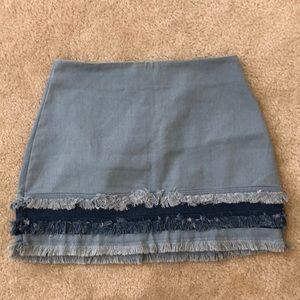 Denim skirt